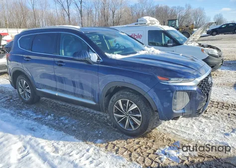 2019 Hyundai Santa Fe Sel from USA, damaged, VIN 5NMS3CAD5KH003465